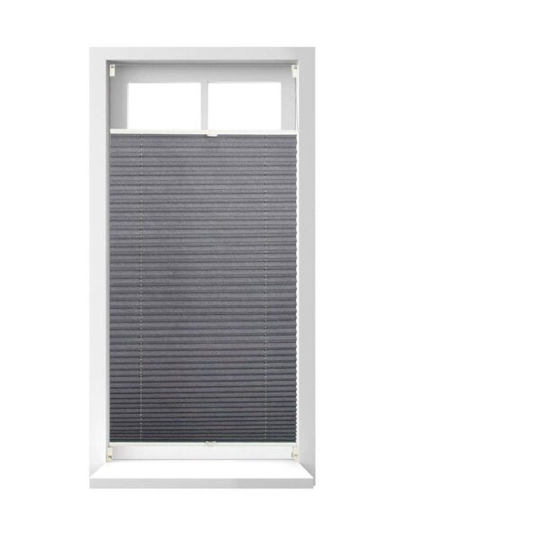 relaxdays Plissee grau 90,0 x 210,0 cm