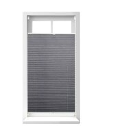 relaxdays Plissee grau 90,0 x 210,0 cm