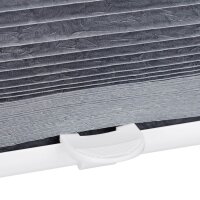 relaxdays Plissee grau 90,0 x 210,0 cm