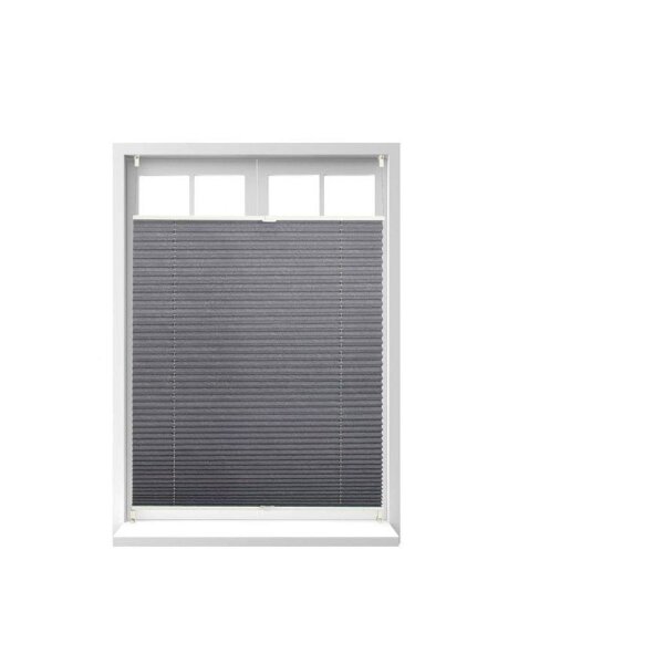 relaxdays Plissee grau 90,0 x 130,0 cm
