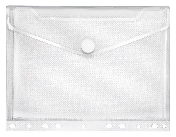 VELOFLEX Dokumententaschen Crystal DIN A5 transparent genarbt, 10 St.