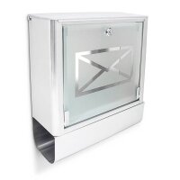 relaxdays Briefkasten 10018515_0 silber