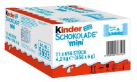 kinder Schokolade Mini Schokoriegel 656 St./ 4,2 kg  (...
