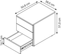 BaseLite Büromöbel-Set grafit