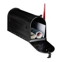 relaxdays Zeitungsrolle US Mail 10028066_0 schwarz