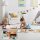 relaxdays Klappbox 60,0 l transparent/grau 59,5 x 39,5 x 31,5 cm, 1 St.