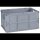relaxdays Klappbox 60,0 l grau 58,5 x 40,0 x 31,5 cm, 1 St.
