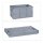 relaxdays Klappbox 60,0 l grau 58,5 x 40,0 x 31,5 cm, 1 St.