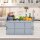 relaxdays Klappbox 60,0 l grau 58,5 x 40,0 x 31,5 cm, 1 St.