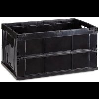 relaxdays Klappbox 60,0 l schwarz 58,5 x 40,0 x 31,5 cm,...