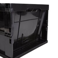 relaxdays Klappbox 60,0 l schwarz 58,5 x 40,0 x 31,5 cm, 1 St.