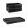 relaxdays Klappbox 60,0 l schwarz 58,5 x 40,0 x 31,5 cm, 1 St.