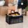 relaxdays Klappbox 60,0 l schwarz 58,5 x 40,0 x 31,5 cm, 1 St.