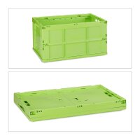 relaxdays Klappbox 60,0 l grün 58,5 x 40,0 x 31,5...