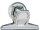 MAUL Magnete silber, Metall 7,5 x  5,0 x 5,5 cm, 3 St.