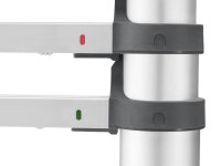 Hailo Teleskopleiter FLEXLINE silber 11 Sprossen, H: 322,0 cm