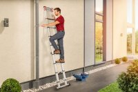 Hailo Teleskopleiter FLEXLINE silber 11 Sprossen, H: 322,0 cm