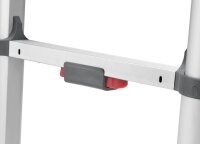 Hailo Teleskopleiter FLEXLINE silber 11 Sprossen, H: 322,0 cm