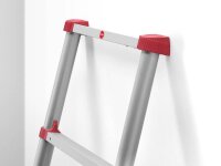 Hailo Teleskopleiter FLEXLINE silber 11 Sprossen, H: 322,0 cm