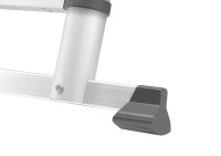 Hailo Teleskopleiter FLEXLINE silber 11 Sprossen, H: 322,0 cm