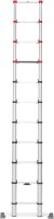 Hailo Teleskopleiter FLEXLINE silber 11 Sprossen, H: 322,0 cm