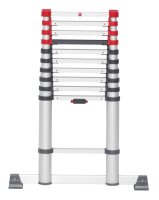 Hailo Teleskopleiter FLEXLINE silber 11 Sprossen, H: 322,0 cm