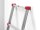 Hailo Teleskopleiter FLEXLINE silber 11 Sprossen, H: 322,0 cm