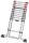 Hailo Teleskopleiter FLEXLINE silber 11 Sprossen, H: 322,0 cm