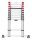 Hailo Teleskopleiter FLEXLINE silber 11 Sprossen, H: 322,0 cm
