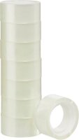 Klebefilm transparent 19,0 mm x 10,0 m 8 Rollen