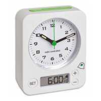 TFA® Funkwecker COMBO weiß Kunststoff 9,0 x...