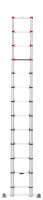 Hailo Teleskopleiter FLEXLINE silber 13 Sprossen, H: 380,0 cm