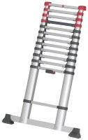 Hailo Teleskopleiter FLEXLINE silber 13 Sprossen, H: 380,0 cm