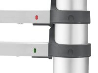Hailo Teleskopleiter FLEXLINE silber 13 Sprossen, H: 380,0 cm