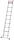 Hailo Teleskopleiter FLEXLINE silber 13 Sprossen, H: 380,0 cm