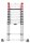 Hailo Teleskopleiter FLEXLINE silber 13 Sprossen, H: 380,0 cm
