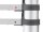 Hailo Teleskopleiter FLEXLINE silber 13 Sprossen, H: 380,0 cm