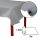 PROnappe Tischdecke grau 1,2 x 6,0 m, 5 Rollen