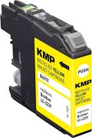 KMP B62YX gelb Druckerpatrone kompatibel zu brother LC-223Y