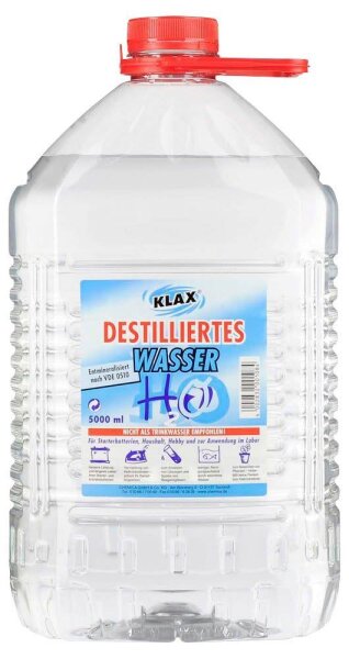KLAX® Destilliertes Wasser 5 l, 1 St.