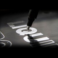 MOLOTOW LIQUID CHROME™ Acrylstift chrom 4,0 mm, 1 St.