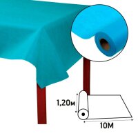 PROnappe Tischdecke türkis 1,2 x 10,0 m, 4 Rollen