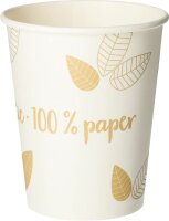 PAPSTAR Einweg-Trinkbecher pure ZERO creme 0,2 l, 50 St.