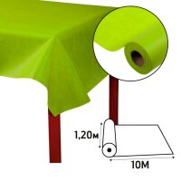 PROnappe Tischdecke kiwigrün 1,2 x 10,0 m, 4 Rollen