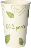PAPSTAR Einweg-Trinkbecher pure ZERO creme 0,3 l, 50 St.