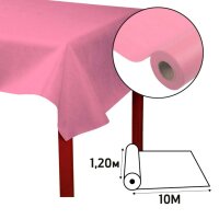 PROnappe Tischdecke rosa 1,2 x 10,0 m, 4 Rollen
