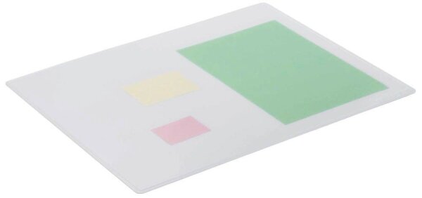 DURABLE Schreibtischunterlage Duraglas transparent Kunststoff 53,0 x 40,0 cm, 1 St.