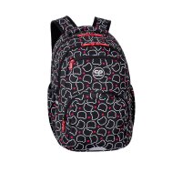 CoolPack Schulranzen Stoff schwarz, rot