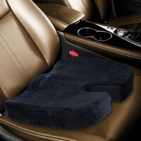 relaxdays Sitzkissen Orthopädisch schwarz, 1 St.
