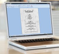 SIGEL Briefpapier Marmor grau DIN A4 90 g/qm 100 Blatt